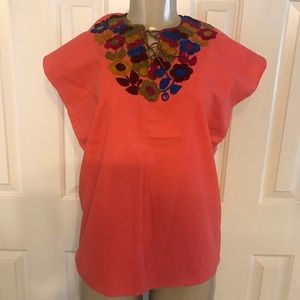 EMBROIDERED MEXICAN BLOUSE